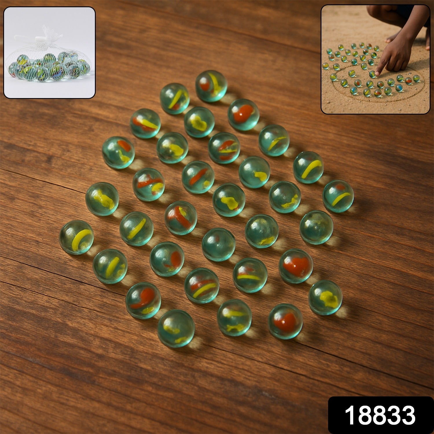 Assorted Glass Marbles Set Assorted Glass Marbles Set